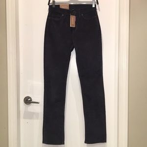 Navy Blue Patagonia Corduroy Fitted Pants